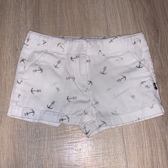 Nautica white nautical anchor denim shorts - Picture 1 of 4